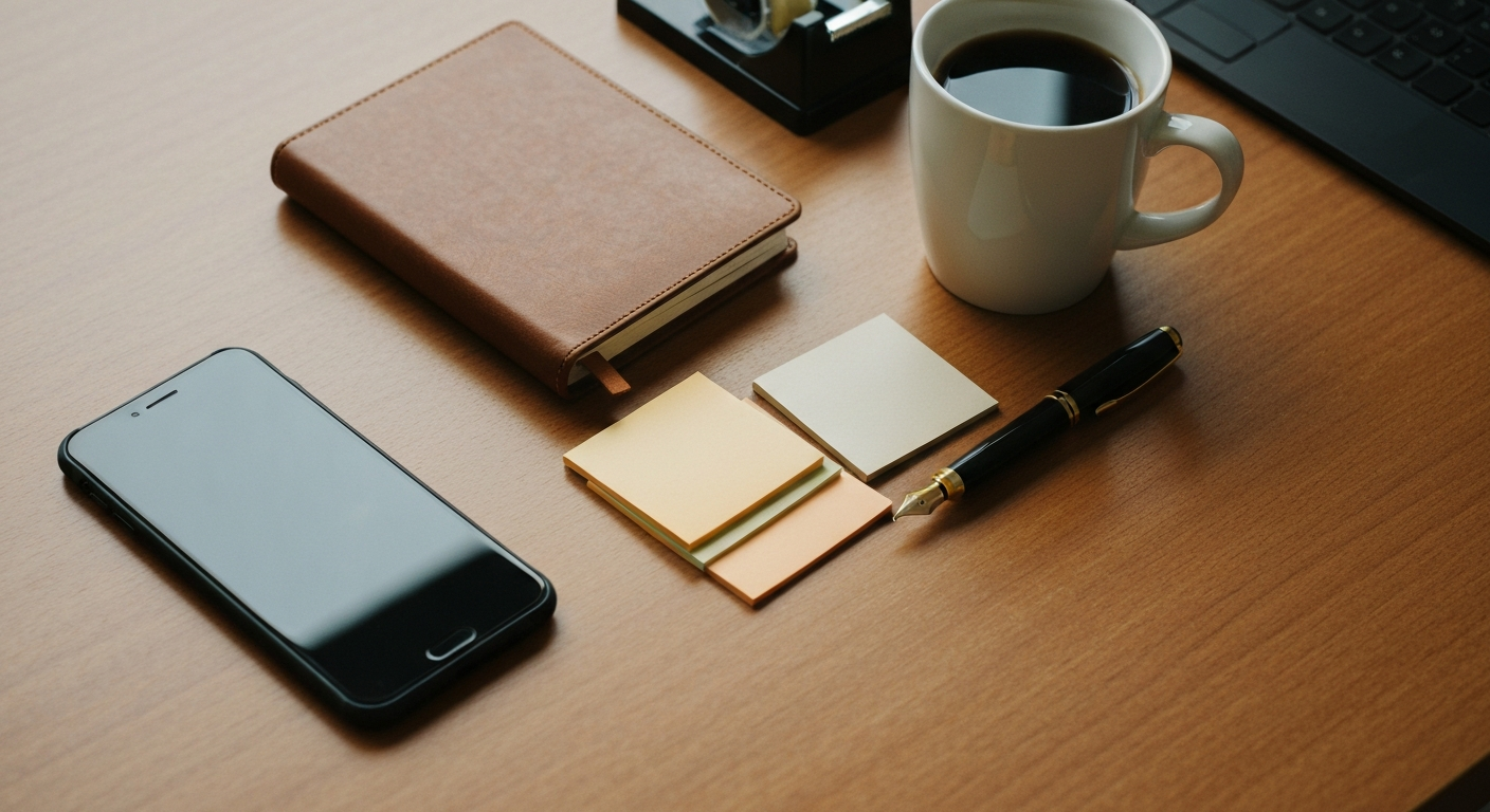 Five small editorial icons in a horizontal row representing phone, scheduling, billing, communication, and analytics
